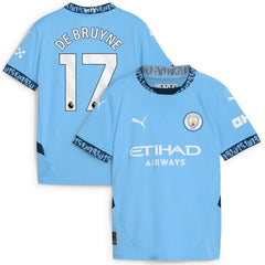 Kevin De Bruyne Manchester City Youth 2024/25 Home Replica Player Jersey