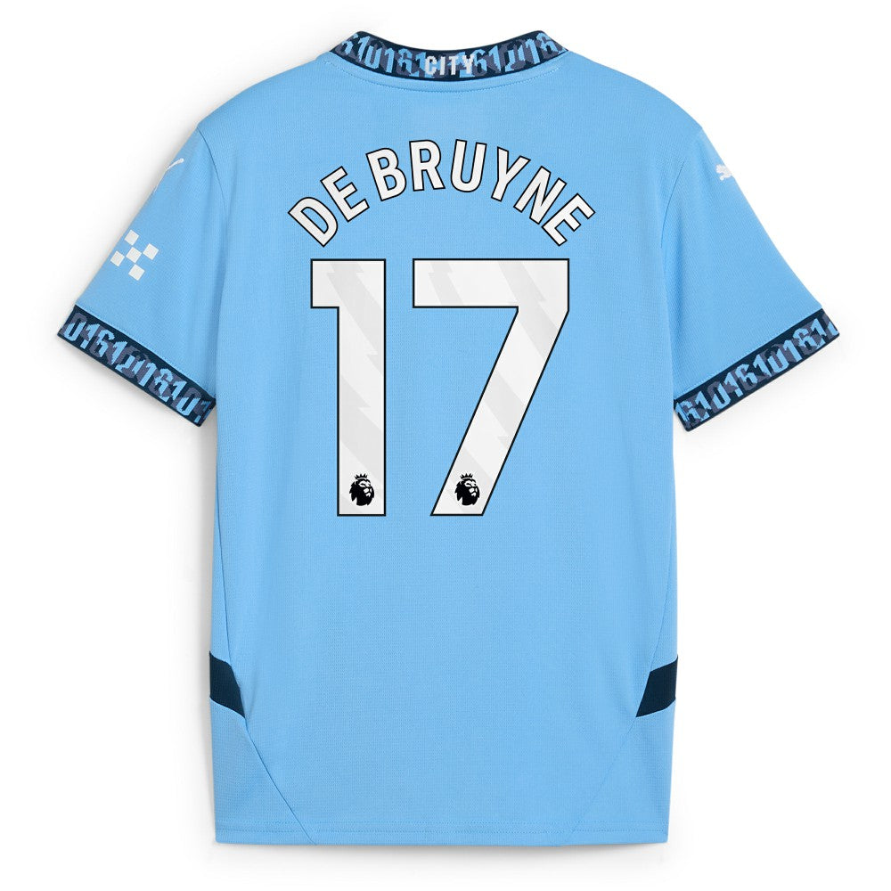 Kevin De Bruyne Manchester City Youth 2024/25 Home Replica Player Jersey