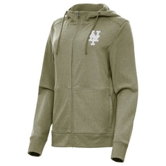 New York Mets Antigua Women's Seeker Full-Zip Hoodie Jacket - MLB Jackets