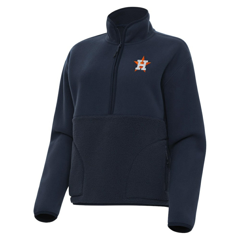 Houston Astros Antigua Women's Figure Half-Zip Sweatshirt - MLB Sweatshirts