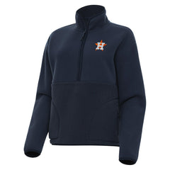 Houston Astros Antigua Women's Figure Half-Zip Sweatshirt - MLB Sweatshirts