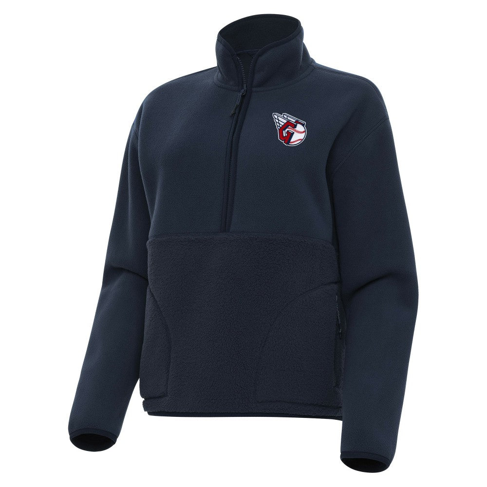 Cleveland Guardians Antigua Women's Figure Half-Zip Sweatshirt - MLB Sweatshirts