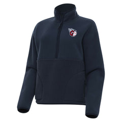 Cleveland Guardians Antigua Women's Figure Half-Zip Sweatshirt - MLB Sweatshirts