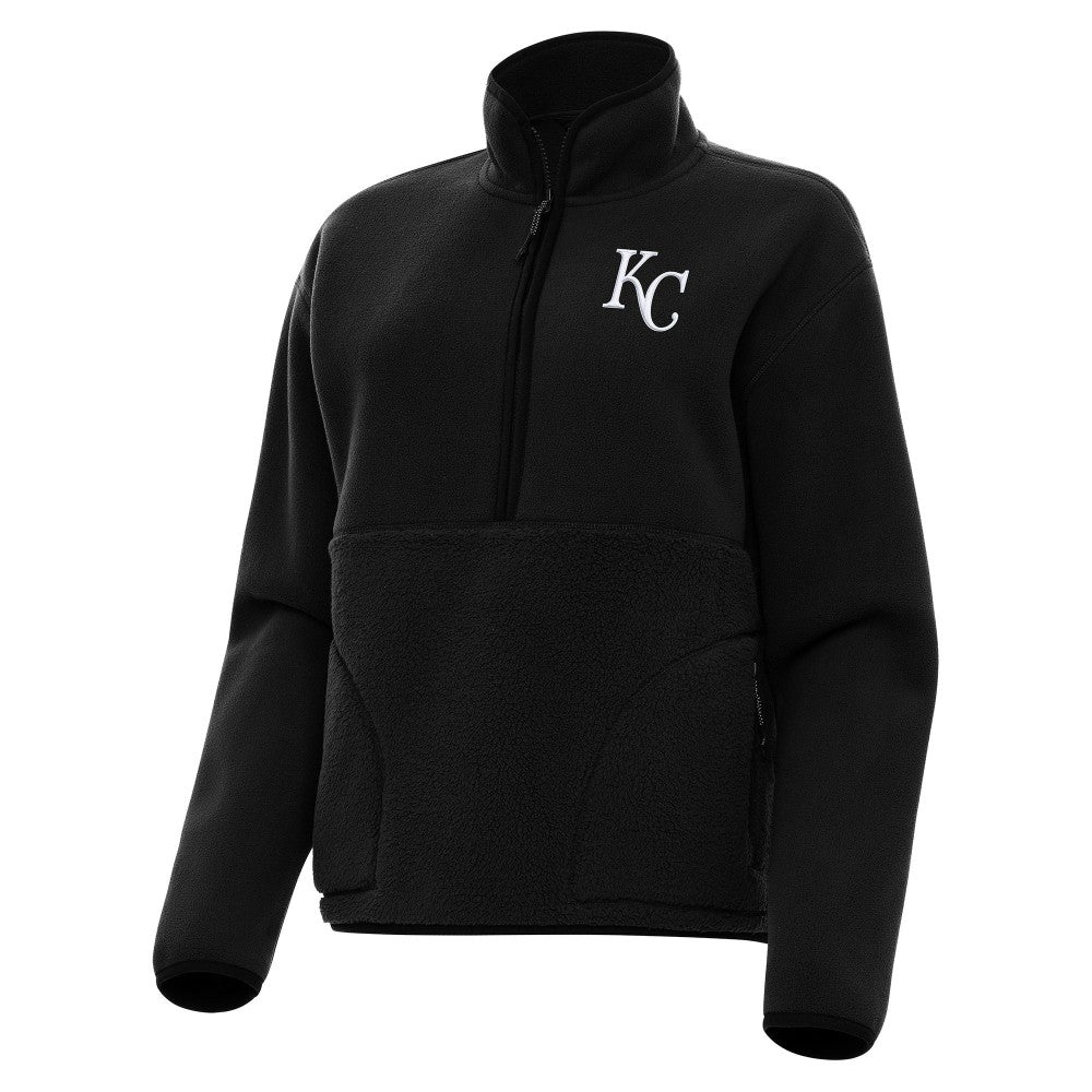 Kansas City Royals Antigua Women's Figure Half-Zip Sweatshirt - MLB Sweatshirts