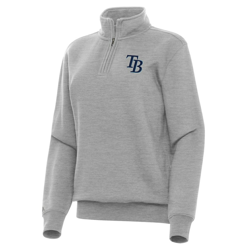 Tampa Bay Rays Antigua Women's Victory Quarter-Zip Sweatshirt - MLB Sweatshirts