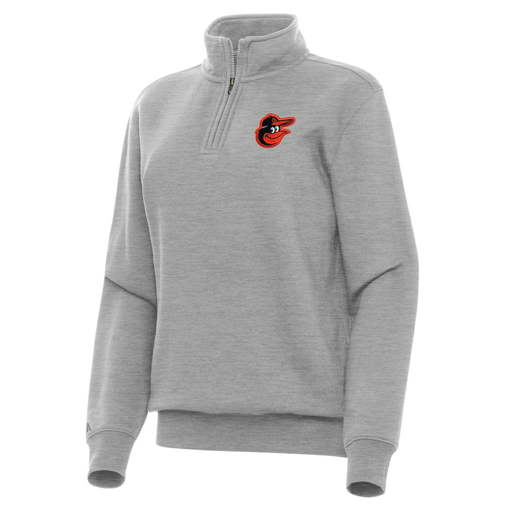 Baltimore Orioles Antigua Women's Victory Quarter-Zip Sweatshirt - MLB Sweatshirts