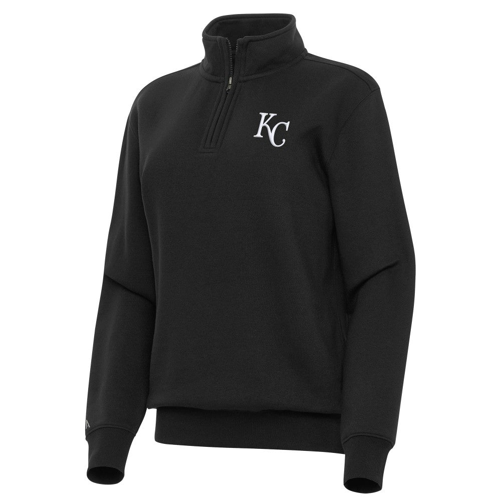 Kansas City Royals Antigua Women's Victory Quarter-Zip Sweatshirt - MLB Sweatshirts
