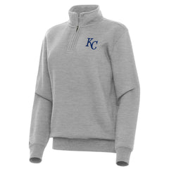 Kansas City Royals Antigua Women's Victory Quarter-Zip Sweatshirt - MLB Sweatshirts