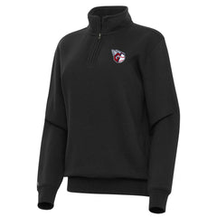 Cleveland Guardians Antigua Women's Victory Quarter-Zip Sweatshirt - MLB Sweatshirts