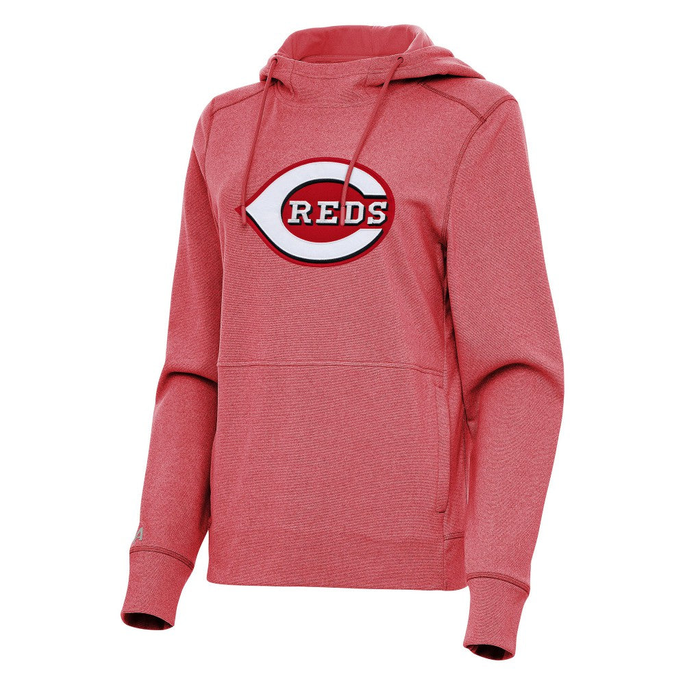 Cincinnati Reds Antigua Women's Justice Pullover Hoodie - MLB Hoodies