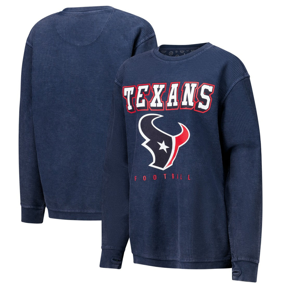 Houston Texans G-III 4Her by Carl Banks Women's Comfy Cord Pullover Sweatshirt | NFL New