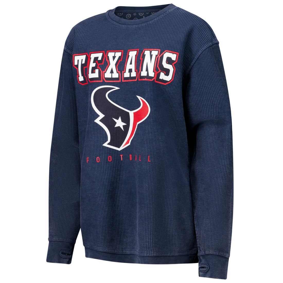 Houston Texans G-III 4Her by Carl Banks Women's Comfy Cord Pullover Sweatshirt | NFL New