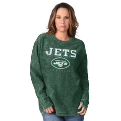 New York Jets G-III 4Her by Carl Banks Women's Comfy Cord Pullover Sweatshirt | NFL US