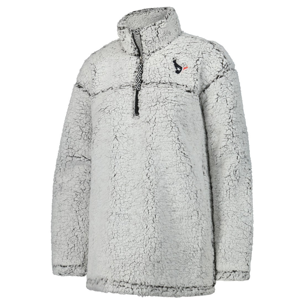 Houston Texans G-III 4Her by Carl Banks Women's Sherpa Quarter-Zip Jacket | NFL On sale