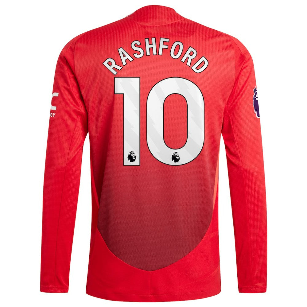 Marcus Rashford Manchester United 2024/25 Home Long Sleeve Player Jersey
