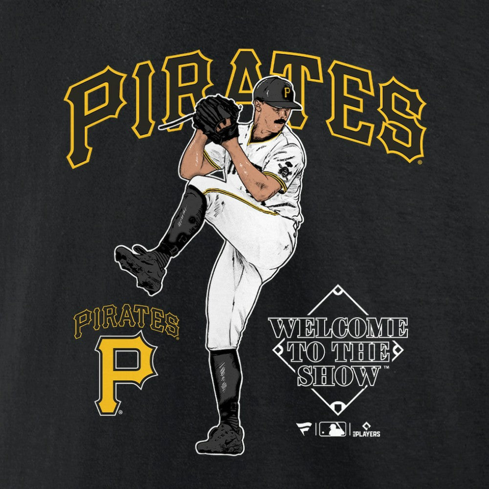 Paul Skenes Pittsburgh Pirates Welcome To The Show T-Shirt - MLB T-shirts