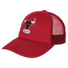 Red Chicago Bulls Youth Core Evergreen Trucker Adjustable Hat | NBA