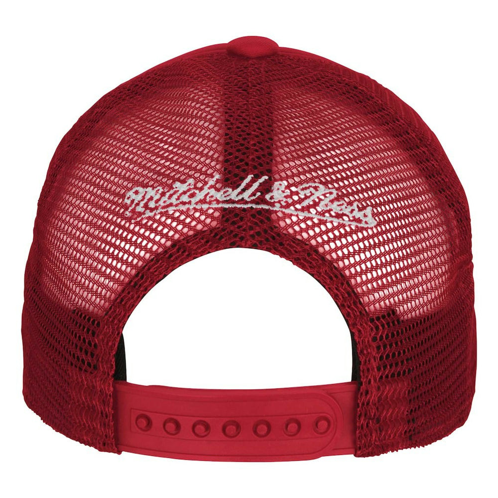 Red Chicago Bulls Youth Core Evergreen Trucker Adjustable Hat | NBA