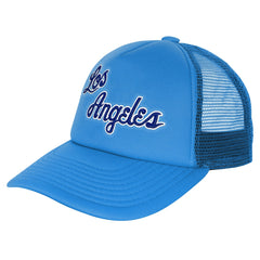 Light Blue Los Angeles Lakers Youth Core Evergreen Trucker Adjustable Hat | NBA