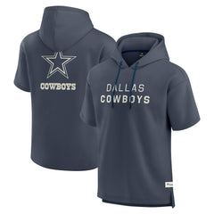 Dallas Cowboys Elements Future Ground Lettering Short Sleeve Pullover Hoodie | NFL Discount
