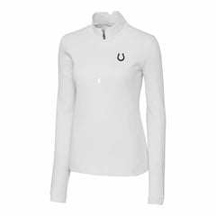 Indianapolis Colts Cutter & Buck Women's Traverse Stretch DryTec Quarter-Zip Top | NFL US