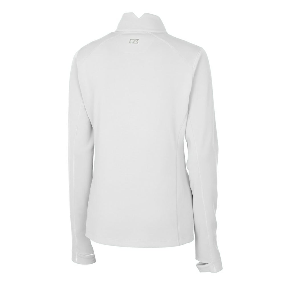 Cincinnati Bengals Cutter & Buck Women's Traverse Stretch DryTec Quarter-Zip Top | NFL Online