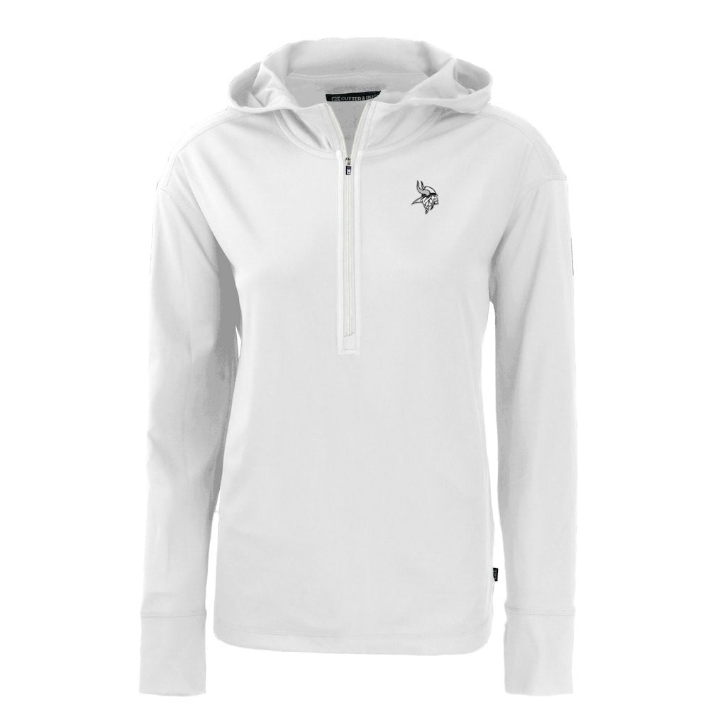 Minnesota Vikings Cutter & Buck Women's Daybreak Eco Recycled Half-Zip Hoodie | NFL Discount