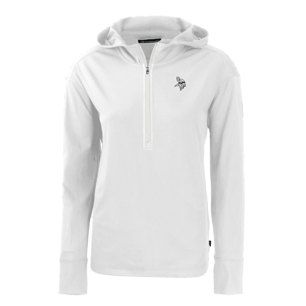 Minnesota Vikings Cutter & Buck Women's Daybreak Eco Recycled Half-Zip Hoodie | NFL Discount