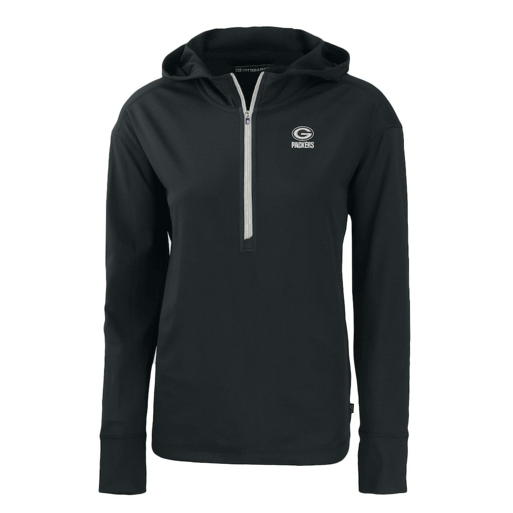 Green Bay Packers Cutter & Buck Women's Daybreak Eco Recycled Half-Zip Hoodie | NFL Near me
