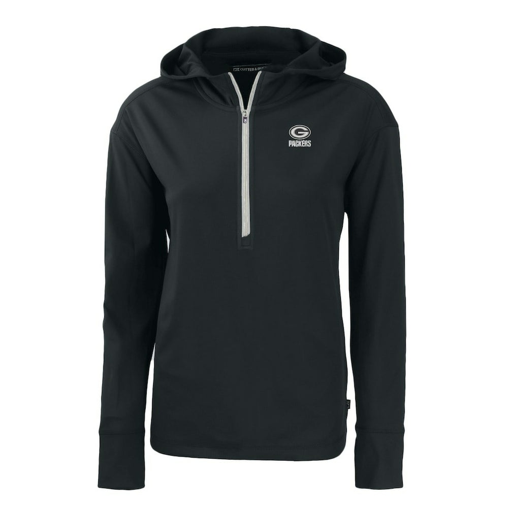 Green Bay Packers Cutter & Buck Women's Daybreak Eco Recycled Half-Zip Hoodie | NFL Near me