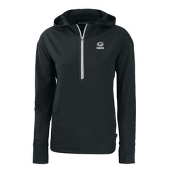 Green Bay Packers Cutter & Buck Women's Daybreak Eco Recycled Half-Zip Hoodie | NFL Near me