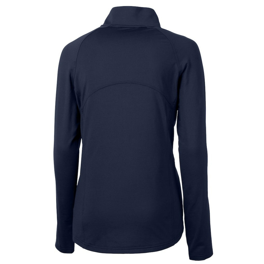 Chicago Bears Cutter & Buck Women's Adapt Eco Knit Stretch Recycled Half-Zip Pullover Top | NFL New