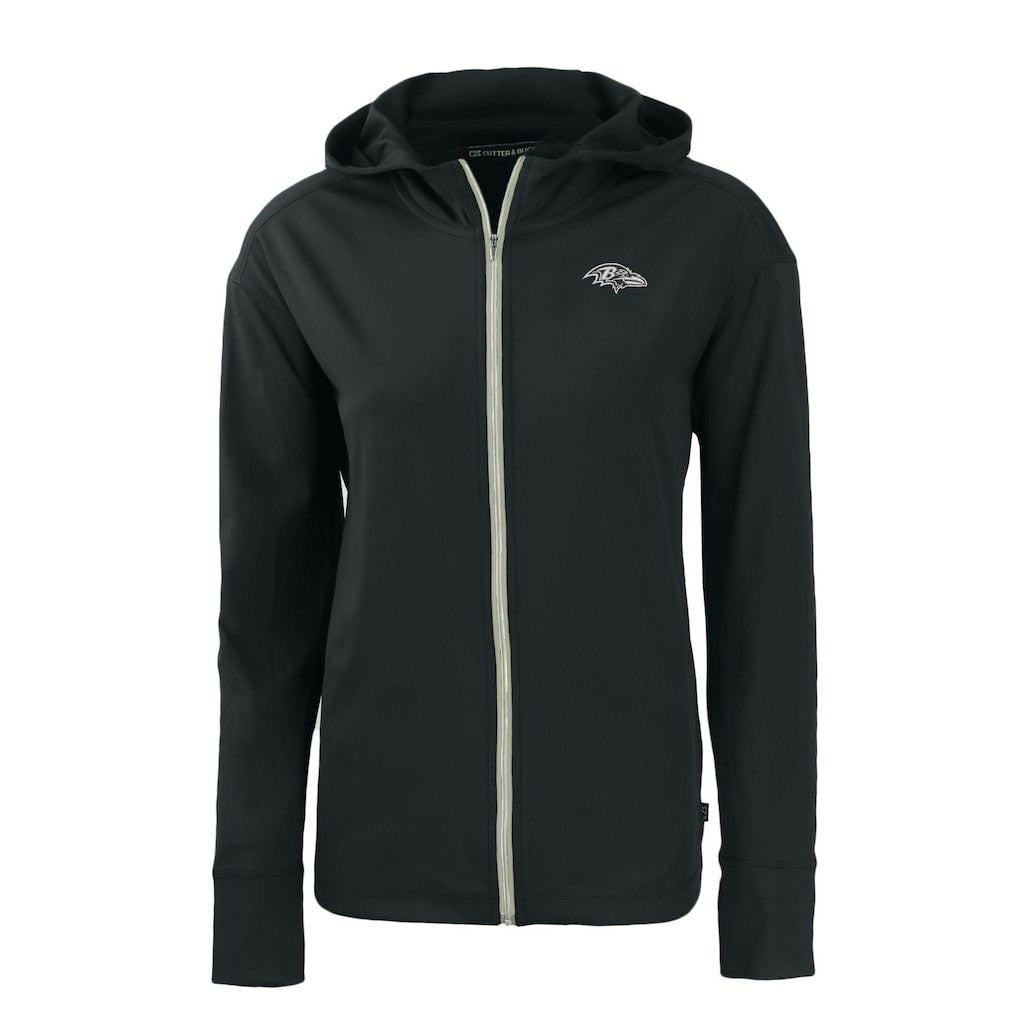 Baltimore Ravens Cutter & Buck Women's Daybreak Eco Recycled Full-Zip Hoodie | NFL Outlet