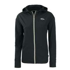 Baltimore Ravens Cutter & Buck Women's Daybreak Eco Recycled Full-Zip Hoodie | NFL Outlet