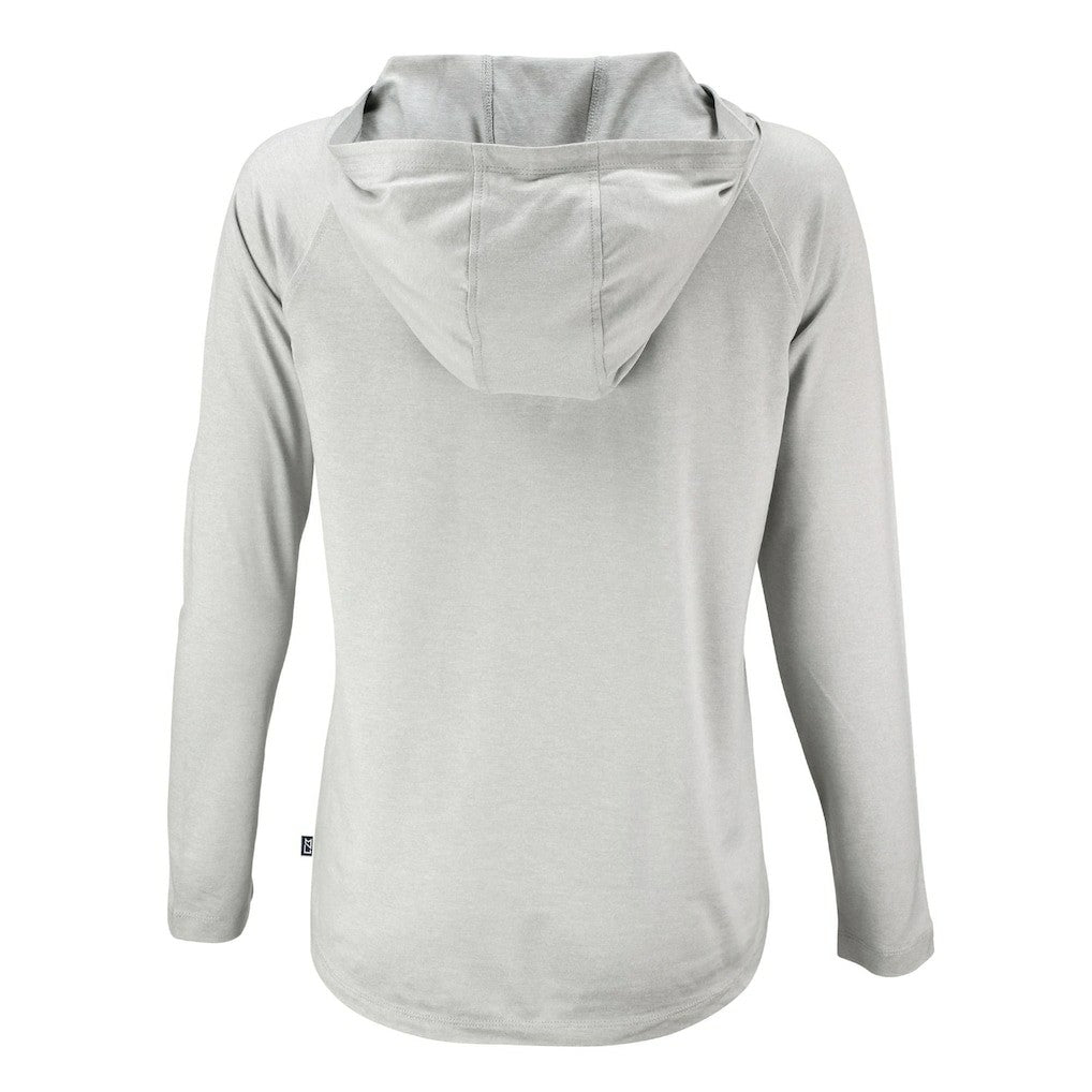 Jacksonville Jaguars Cutter & Buck Women's Coastline Epic Comfort Eco Recycled Long Sleeve Hoodie T-Shirt | NFL New