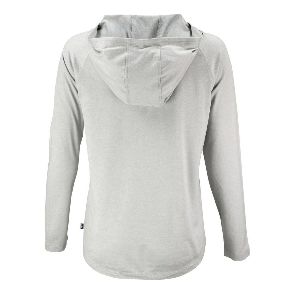 Green Bay Packers Cutter & Buck Women's Coastline Epic Comfort Eco Recycled Long Sleeve Hoodie T-Shirt | NFL Discount