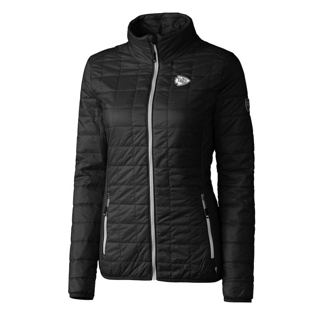 Kansas City Chiefs Cutter & Buck Women's Rainier PrimaLoft Eco Insulated Full-Zip Puffer Jacket | NFL On sale