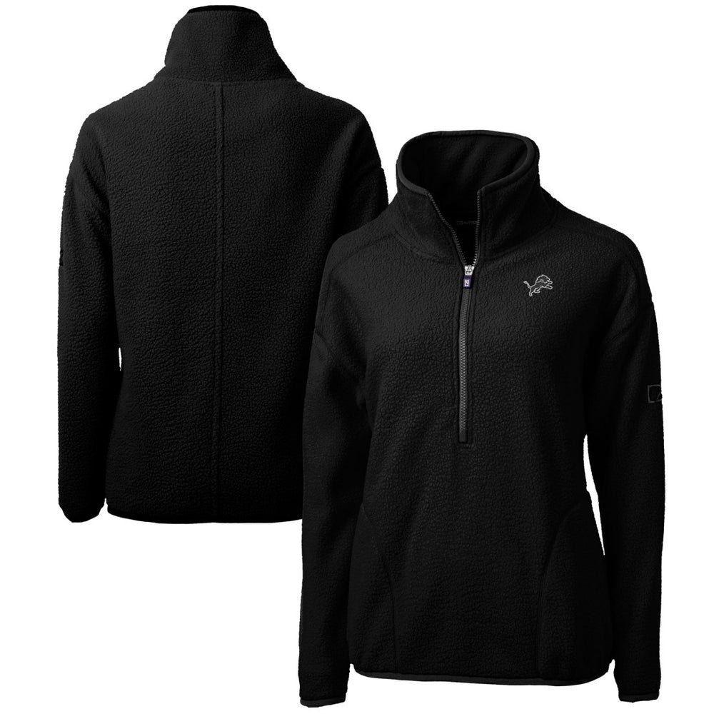 Detroit Lions Cutter & Buck Women's Cascade Eco Sherpa Fleece Half-Zip Jacket | NFL US