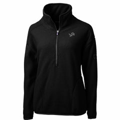 Detroit Lions Cutter & Buck Women's Cascade Eco Sherpa Fleece Half-Zip Jacket | NFL US