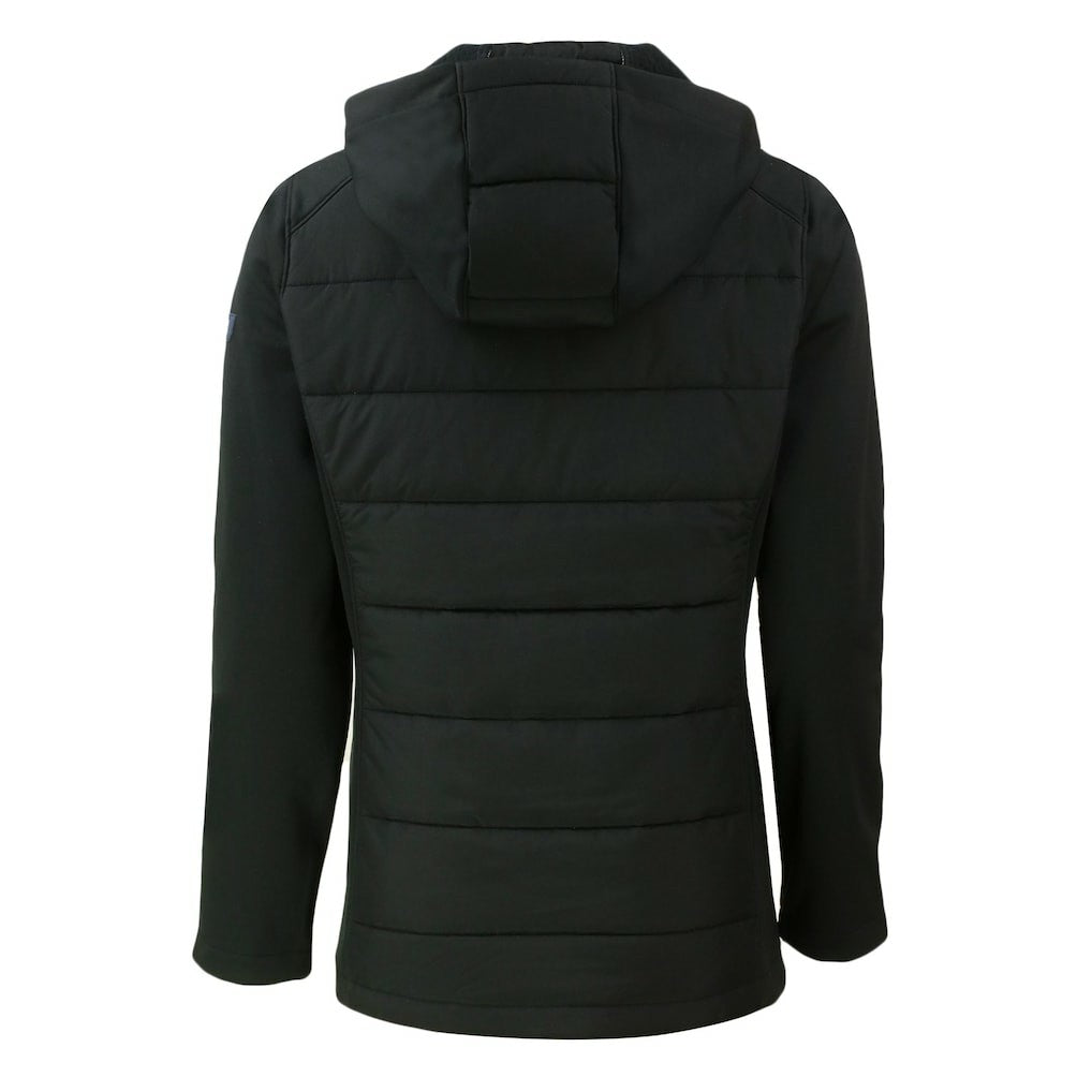 Cincinnati Bengals Cutter & Buck Women's Evoke Hybrid Eco Softshell Recycled Full-Zip Hoodie Jacket | NFL Sale