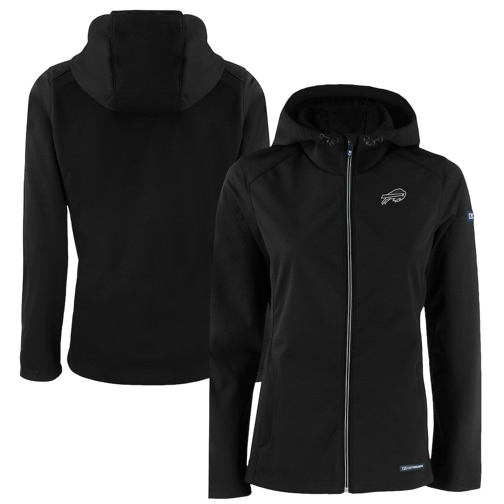 Buffalo Bills Cutter & Buck Women's Evoke Eco Softshell Recycled Full-Zip Hoodie Jacket | NFL US