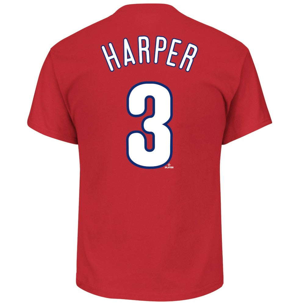 Bryce Harper Philadelphia Phillies Fanatics Big & Tall Name & Number T-Shirt - MLB T-shirts