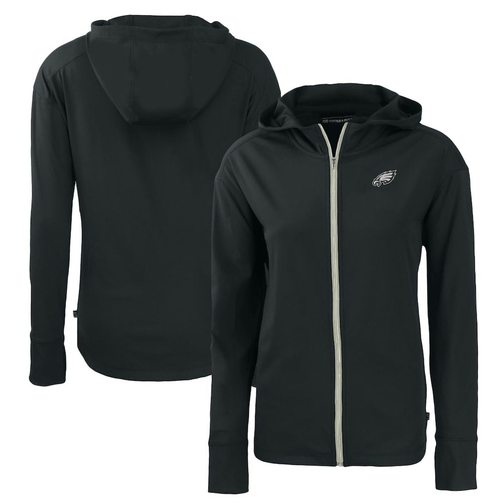 Philadelphia Eagles Cutter & Buck Women's Daybreak Eco Recycled Full-Zip Hoodie | NFL Outlet