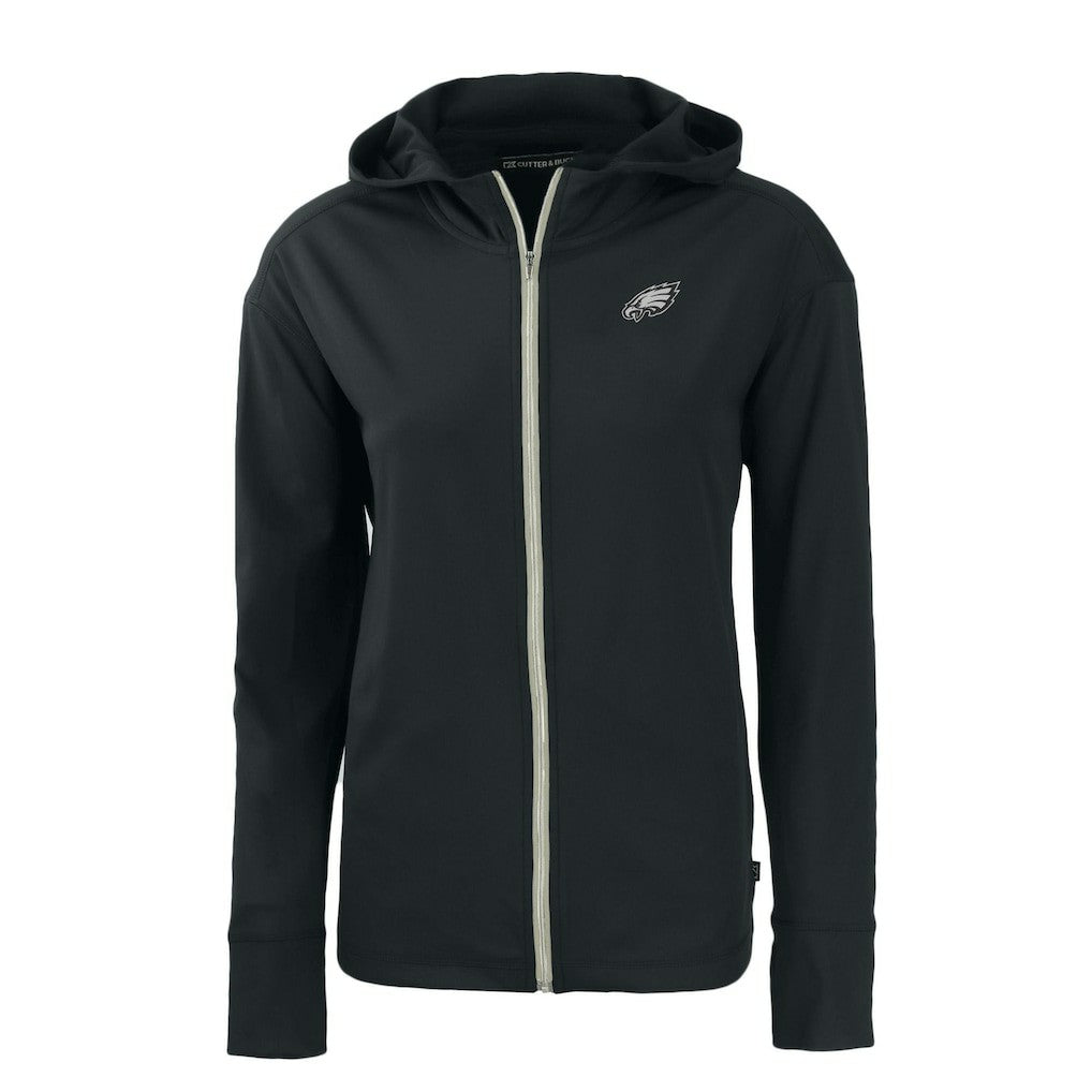 Philadelphia Eagles Cutter & Buck Women's Daybreak Eco Recycled Full-Zip Hoodie | NFL Outlet
