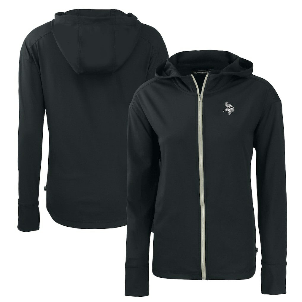 Minnesota Vikings Cutter & Buck Women's Daybreak Eco Recycled Full-Zip Hoodie | NFL Online