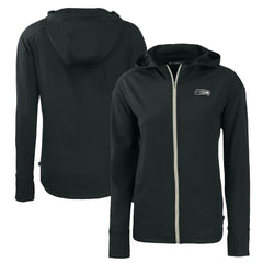 Seattle Seahawks Cutter & Buck Women's Daybreak Eco Recycled Full-Zip Hoodie | NFL On sale