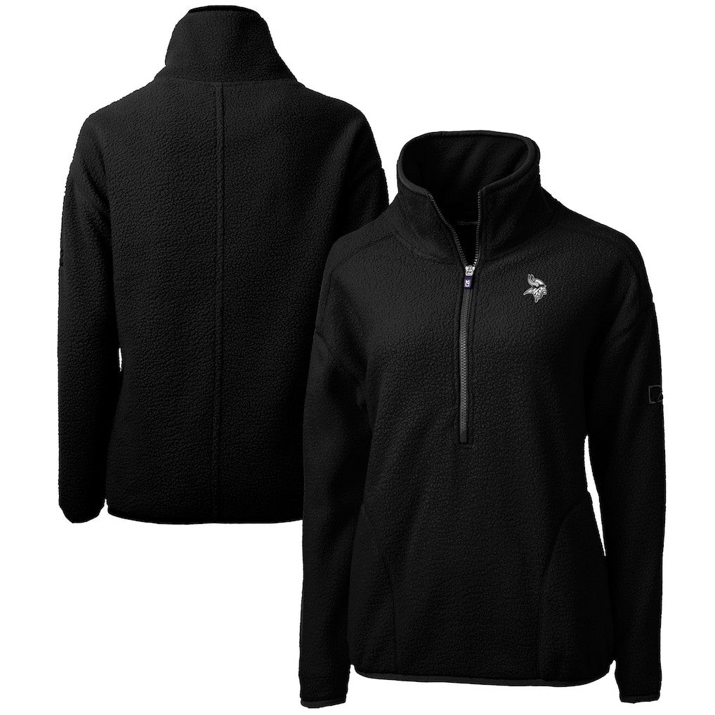 Minnesota Vikings Cutter & Buck Women's Cascade Eco Sherpa Fleece Half-Zip Jacket | NFL On sale
