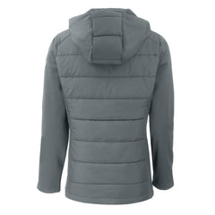 Philadelphia Eagles Cutter & Buck Women's Evoke Hybrid Eco Softshell Recycled Full-Zip Hoodie Jacket | NFL US