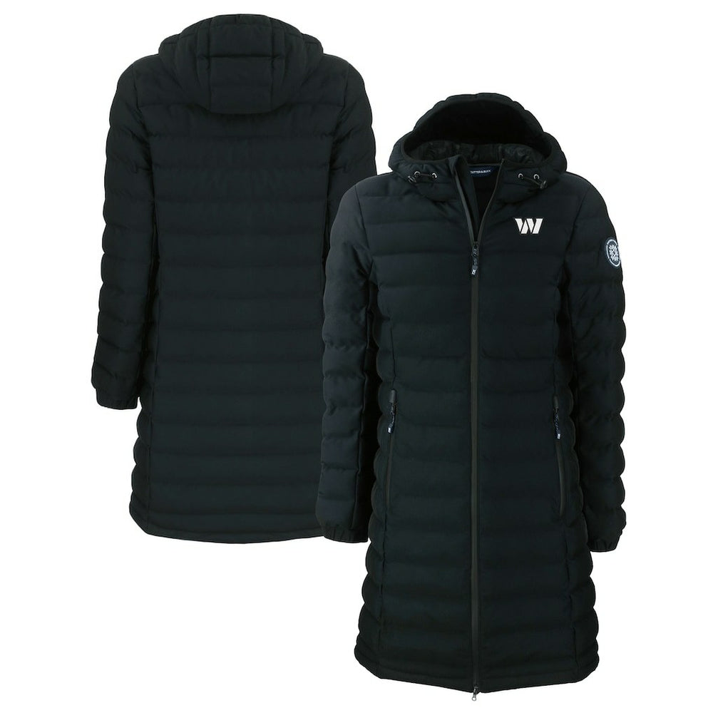 Washington Commanders Cutter & Buck Women's Mission Ridge Repreve Eco Insulated Full-Zip Hoodie Long Puffer Jacket | NFL Online