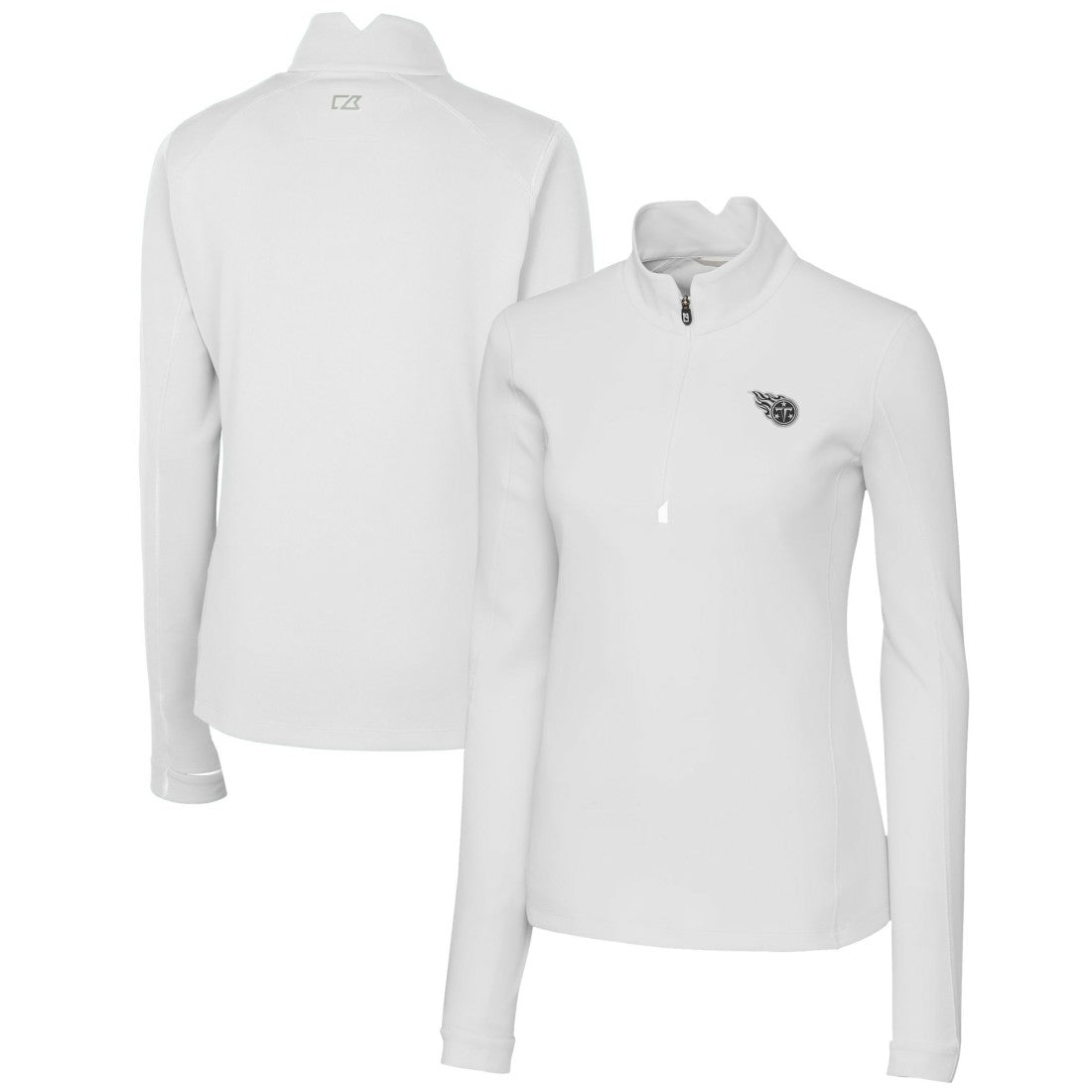 Tennessee Titans Cutter & Buck Women's Traverse Stretch DryTec Quarter-Zip Top | NFL Near me